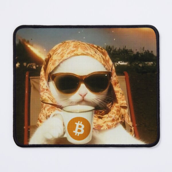 Item preview, Bitcoin Cat Meme Aesthetic designed and sold by CyberRex.