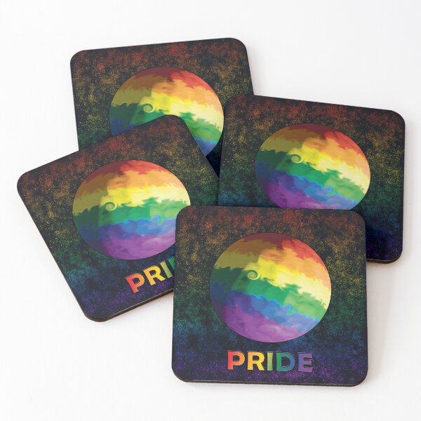 Item preview, LGBTQ+ Pride Planet and Text designed and sold by SnapV.