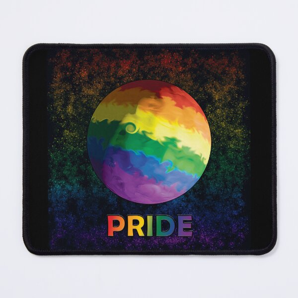 Item preview, LGBTQ+ Pride Planet and Text designed and sold by SnapV.