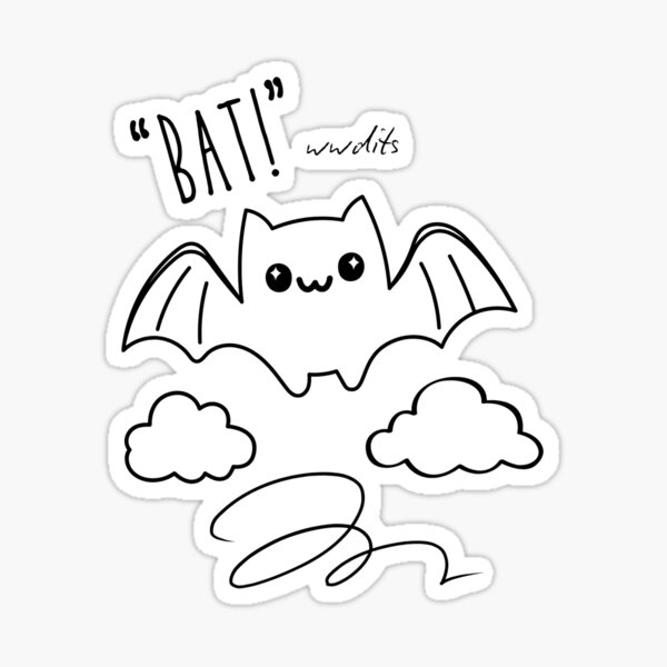 Aperçu de l'œuvre Chauve-souris ! - wwdits créée et vendue par Revolocity Designs.