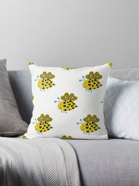 Item preview, Little Bee Hearts pattern designed and sold by KeepmeAnne.