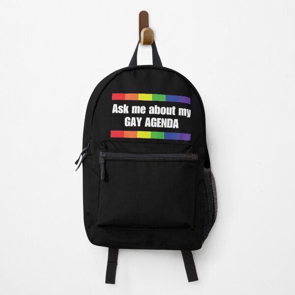 Item preview, Ask Me About My Gay Agenda designed and sold by Caring Hearts.