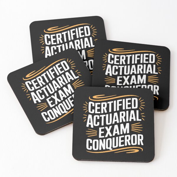 Item preview, Actuarial Exam Conqueror designed and sold by CrownedCanvas.