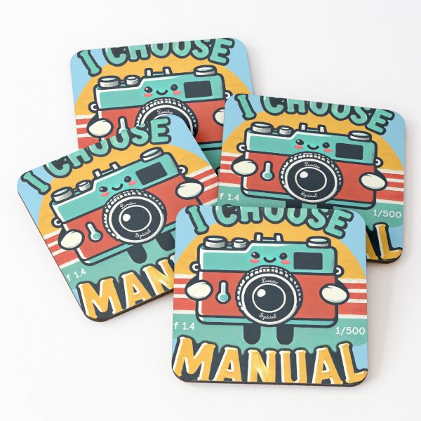 Item preview, I Choose Manual – Retro Camera Design Light Version designed and sold by EmersionPrints.