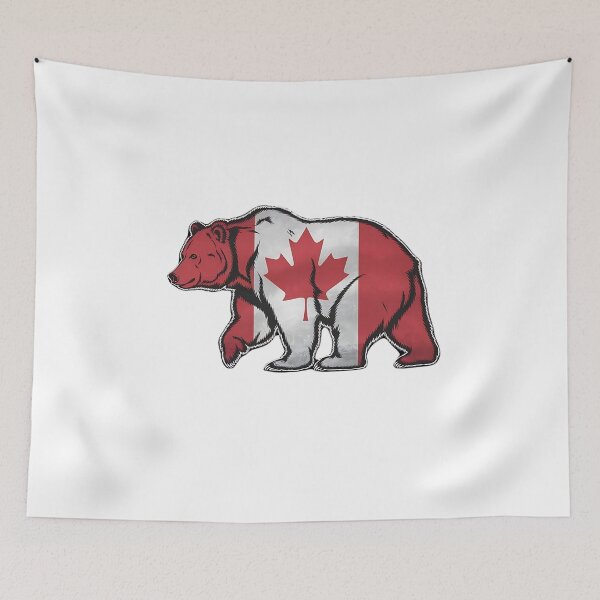Item preview, Maple Leaf Patriotic Moose Canadian Flag -  Canada Proud  designed and sold by Smix Pixels.