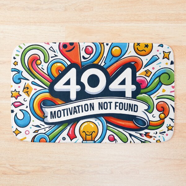 Item preview, 404 motivation not found designed and sold by aliraweb.