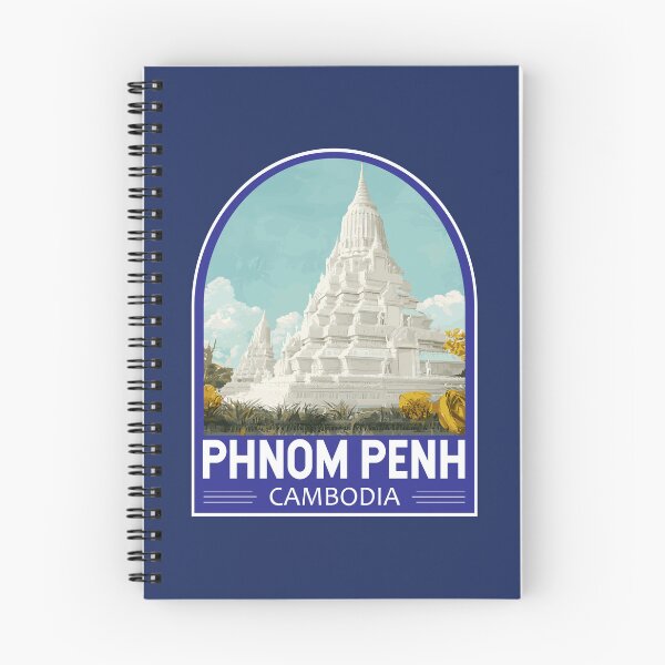Item preview, Phnom Penh Cambodia Travel Art Emblem designed and sold by KrisSidDesigns.