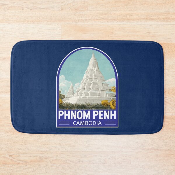 Item preview, Phnom Penh Cambodia Travel Art Emblem designed and sold by KrisSidDesigns.