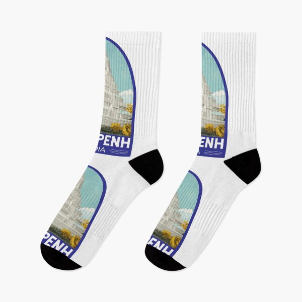 Item preview, Phnom Penh Cambodia Travel Art Emblem designed and sold by KrisSidDesigns.