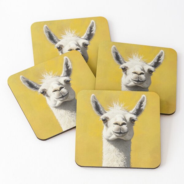 Item preview, Expressive Llama Portrait designed and sold by Moss and Moon Studio.