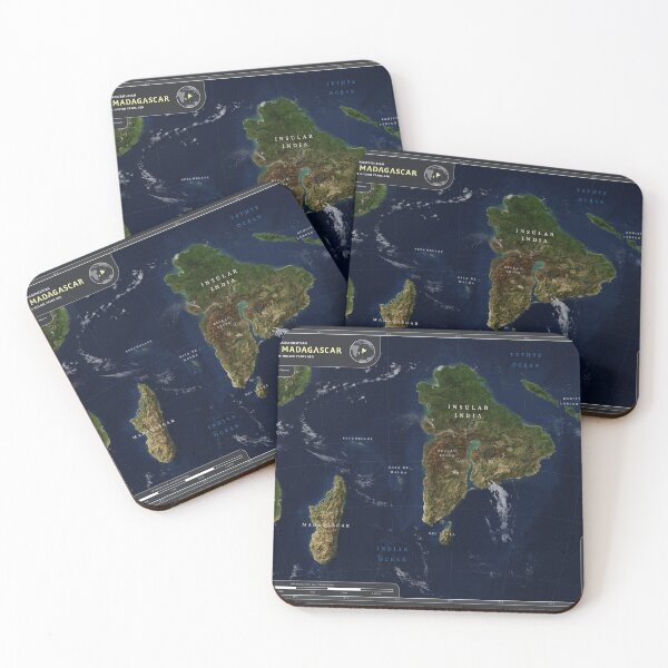 Item preview, Map of Maastrichtian India: 72 - 66 million years ago designed and sold by CarlAugustW.