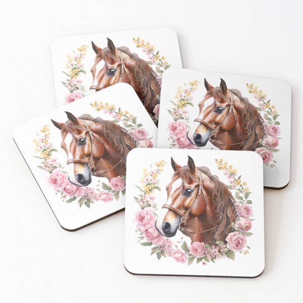 Artikelvorschau, Pferd mit Blumen entworfen und verkauft von reddogbuckeye.