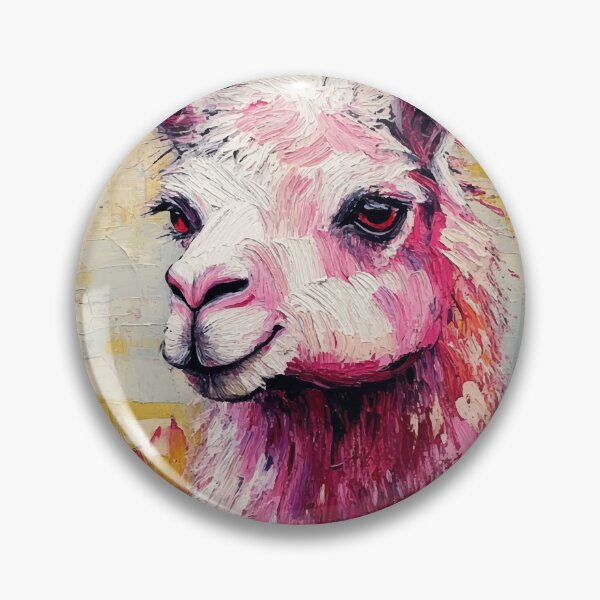 Item preview, Expressive Llama Portrait designed and sold by Moss and Moon Studio.
