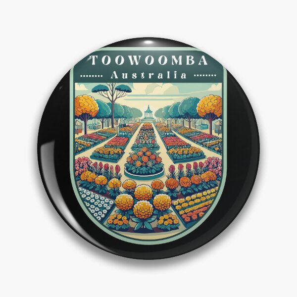 Item preview, Retro Toowoomba City Garden  designed and sold by MaateoDesign.