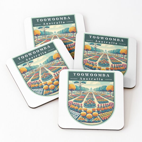 Item preview, Retro Toowoomba City Garden  designed and sold by MaateoDesign.