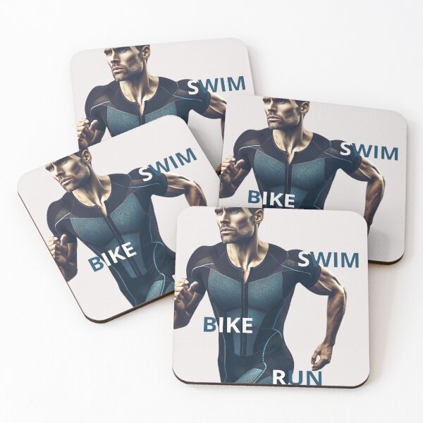 Item preview, Swim. Bike. Run. – Triathlon Athlete Motivational Design designed and sold by Triathlongram.