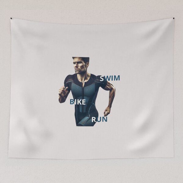 Item preview, Swim. Bike. Run. – Triathlon Athlete Motivational Design designed and sold by Triathlongram.