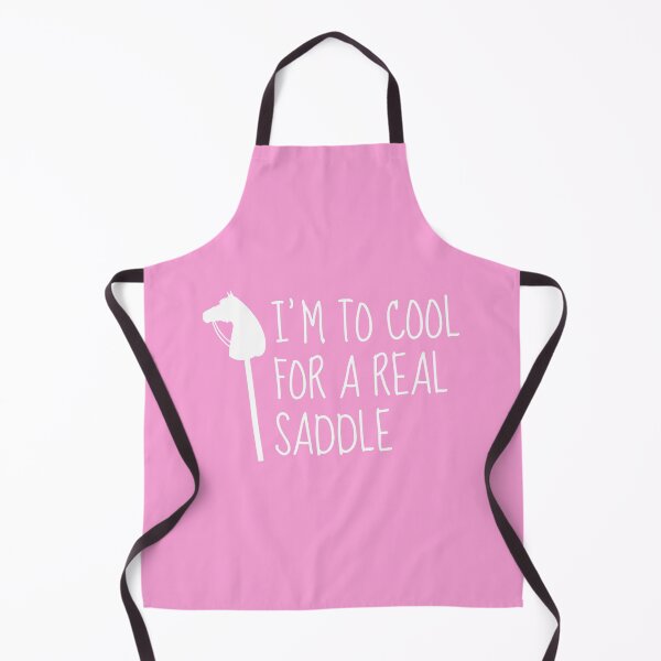 Item preview, I’m Too Cool for a Real Saddle - Funny Hobby Horse Quote designed and sold by FarmOfCuties.