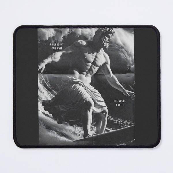 Item preview, Surf Philosopher - Surf T-shirt | Surf Art | Vintage surf clothing designed and sold by Printicato.