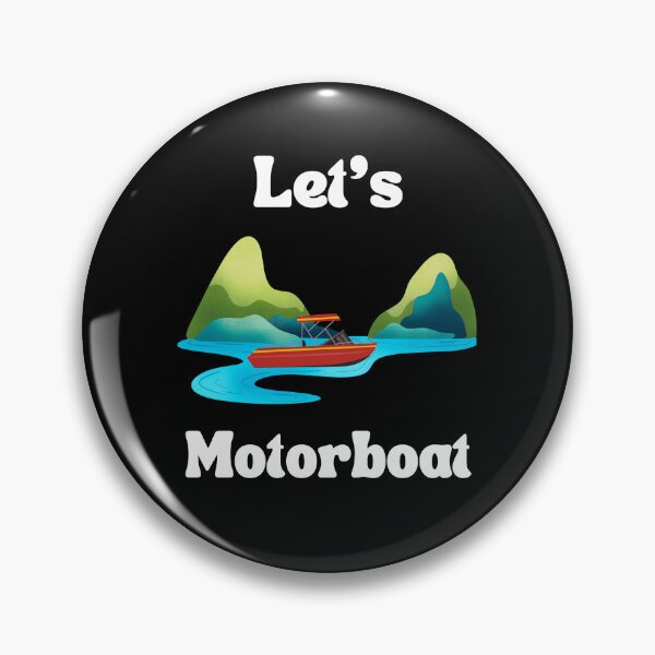 Item preview, Let's Motorboat - Colorful Scenic Motorboat Adventure designed and sold by Paul's Picks Shop.
