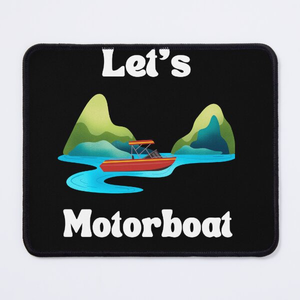 Item preview, Let's Motorboat - Colorful Scenic Motorboat Adventure designed and sold by Paul's Picks Shop.