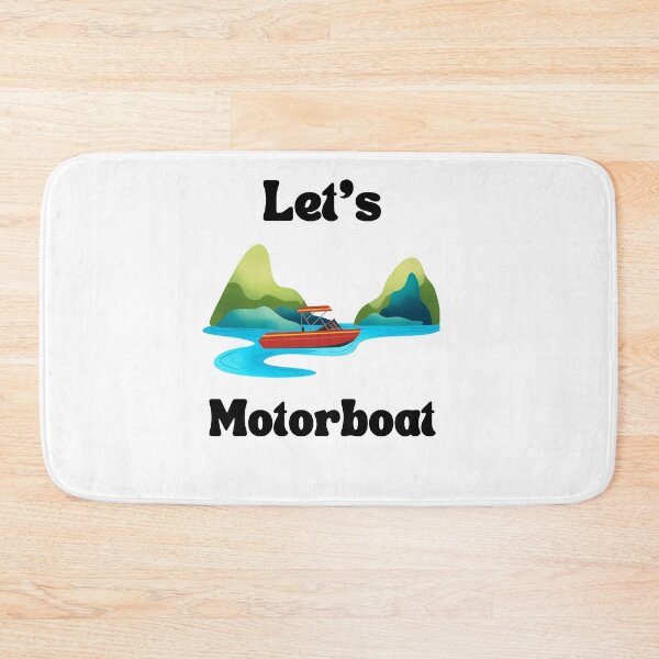 Item preview, Let's Motorboat - Colorful Scenic Motorboat Adventure designed and sold by Paul's Picks Shop.