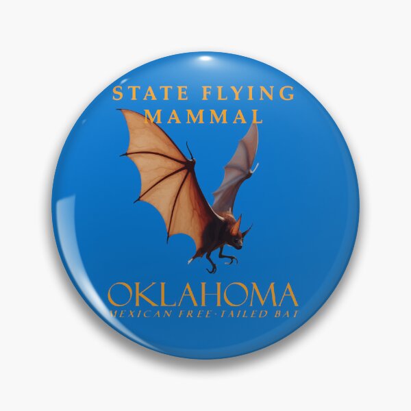 Item preview, Oklahoma Territory Flying Mammal The Mexican Free-Tailed Bat designed and sold by taiche.