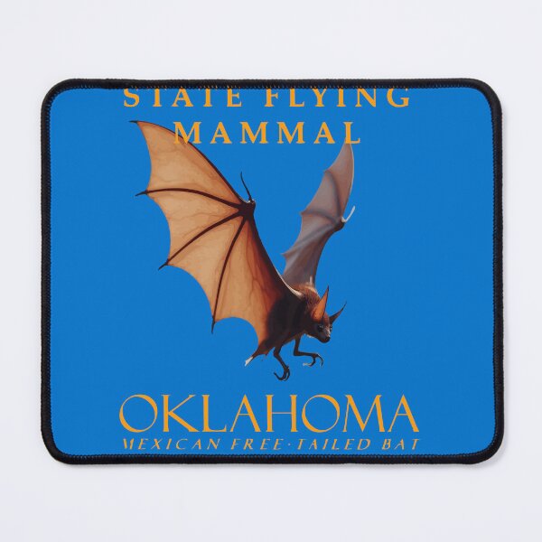 Item preview, Oklahoma Territory Flying Mammal The Mexican Free-Tailed Bat designed and sold by taiche.