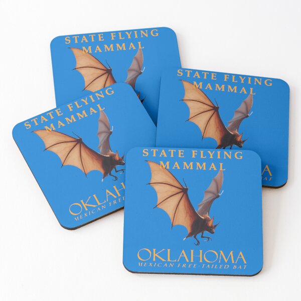 Item preview, Oklahoma Territory Flying Mammal The Mexican Free-Tailed Bat designed and sold by taiche.
