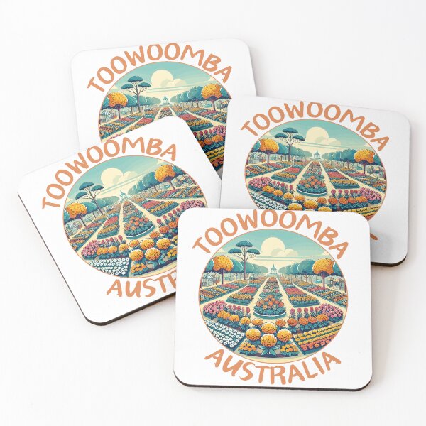 Item preview, Toowoomba in Queensland Australia Retro Travel Art Emblem designed and sold by MaateoDesign.