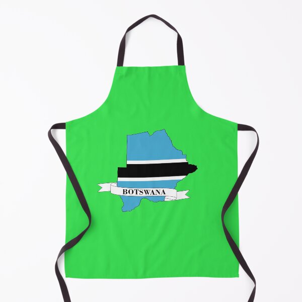 Item preview, Map of the flag of Botswana designed and sold by visual adventures.