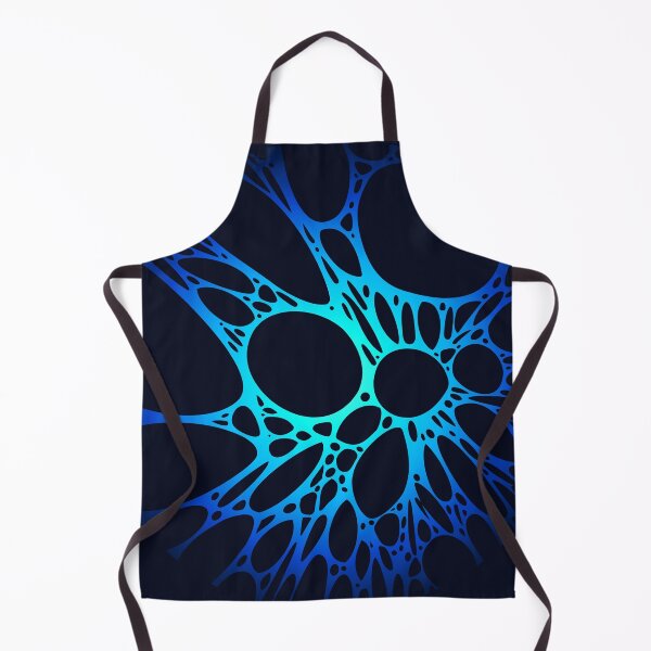 Item preview, Round Ice Blue Spider Web Neural Network with Holes designed and sold by Andrey Prokopenko.