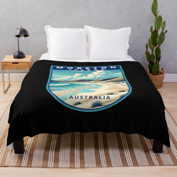 Item preview, Moreton Island Retro Skyline designed and sold by MaateoDesign.
