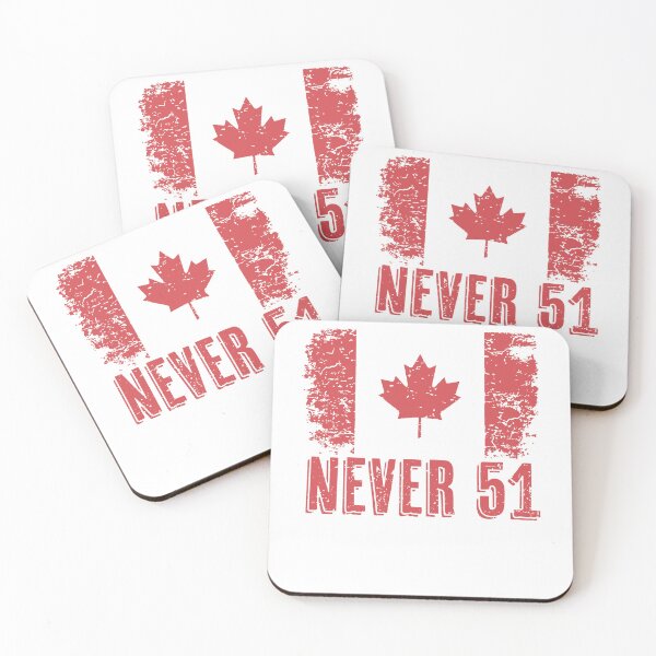 Item preview, Never 51 Canadian Flag and Maple Leaf designed and sold by Nerd Shizzle.