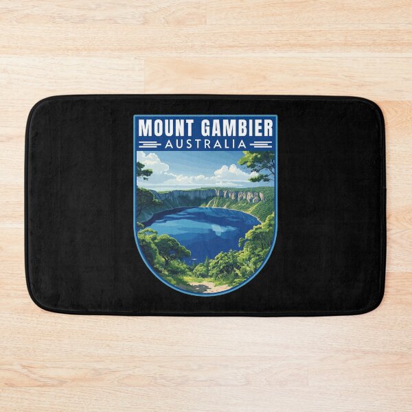 Item preview, Mount Gambier in South Australia Art Travel Emblem designed and sold by MaateoDesign.