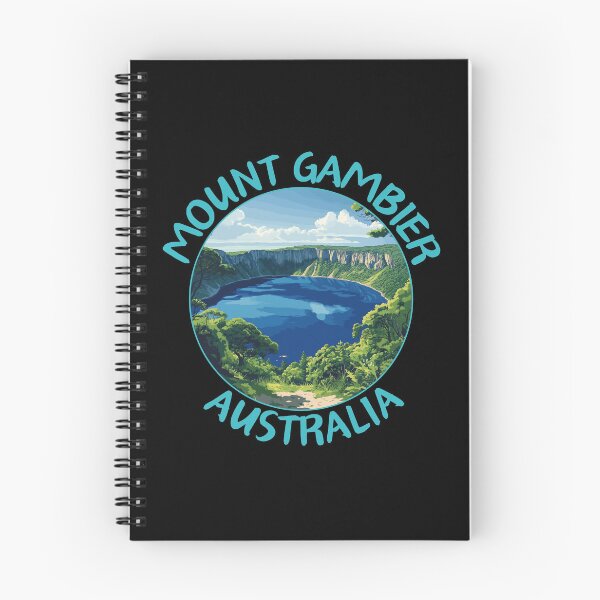 Item preview, Mount Gambier in South Australia Art Travel Emblem designed and sold by MaateoDesign.
