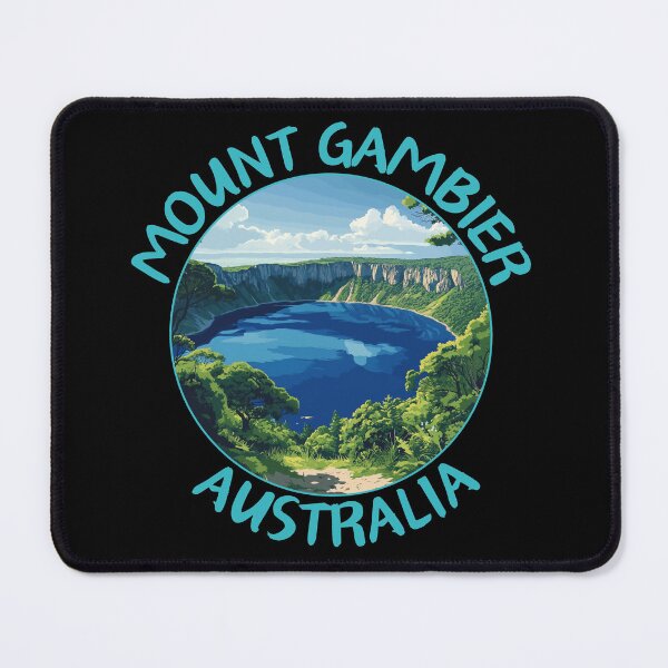 Item preview, Mount Gambier in South Australia Art Travel Emblem designed and sold by MaateoDesign.