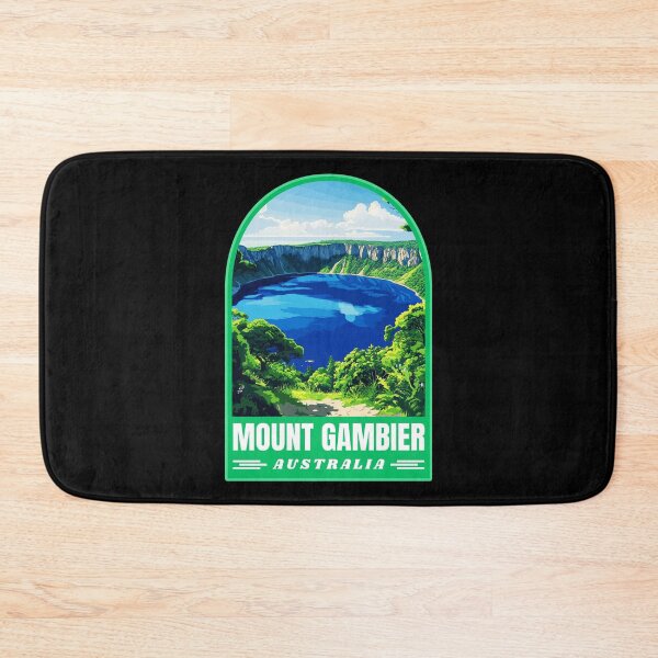 Item preview, Mount Gambier in South Australia Art Travel Badge designed and sold by MaateoDesign.