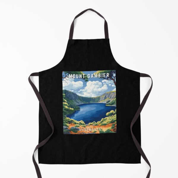 Item preview, Mount Gambier in South Australia Vinatge Travel Landscape designed and sold by MaateoDesign.