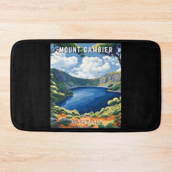 Item preview, Mount Gambier in South Australia Vinatge Travel Landscape designed and sold by MaateoDesign.