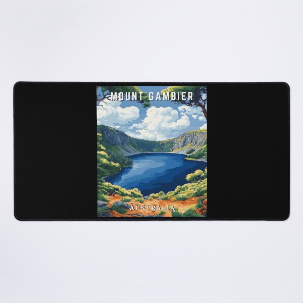Item preview, Mount Gambier in South Australia Vinatge Travel Landscape designed and sold by MaateoDesign.