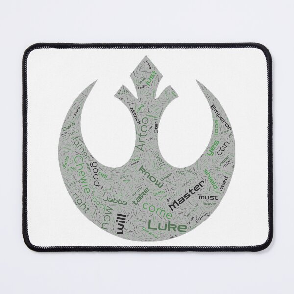 Item preview, Return of the Jedi Rebel Word Cloud designed and sold by SandyFeelings.