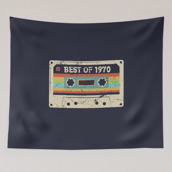 Item preview, Best of 1970 Bday Cool Funny Vintage Cassette 55th Birthday Gift for Women Men designed and sold by BCNDesign.