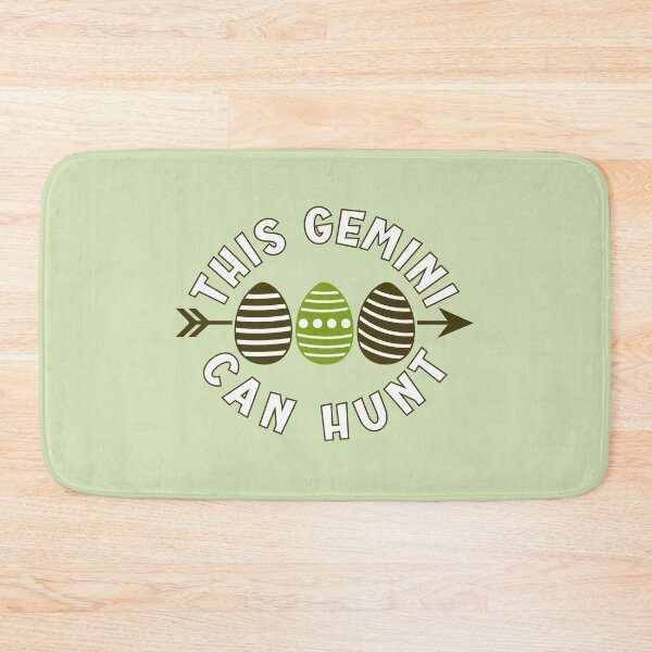 Item preview, This Gemini can hunt - green Easter greetings for astrology lovers designed and sold by mariya-ivanova.