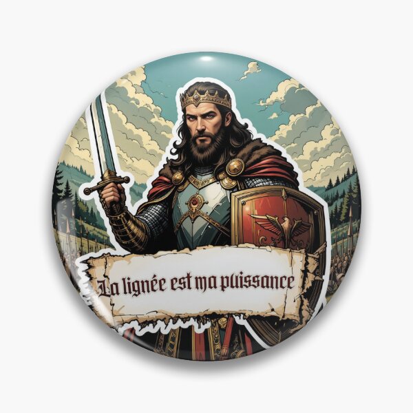 Item preview, Childebert II - Historical Sticker designed and sold by Rambarde-Knight.