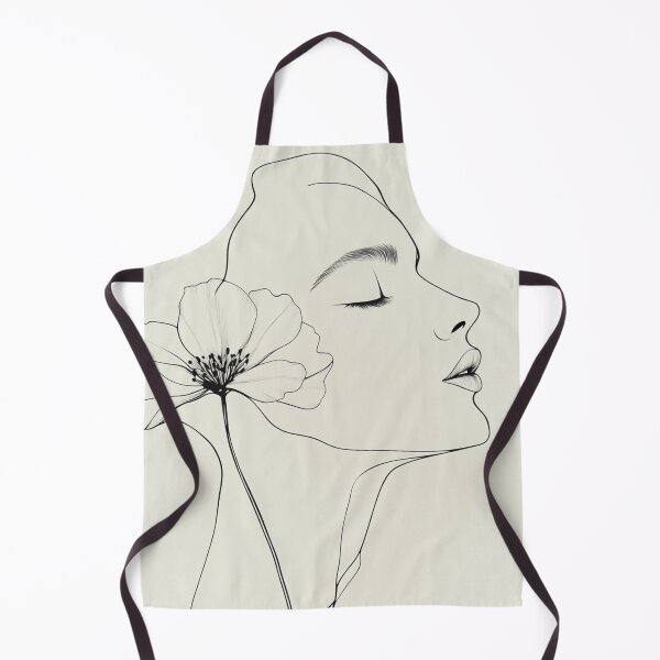 Item preview, Floral Face Minimalist Line Art designed and sold by Pure_Art.