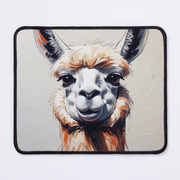 Item preview, Expressive Llama Portrait designed and sold by Moss and Moon Studio.