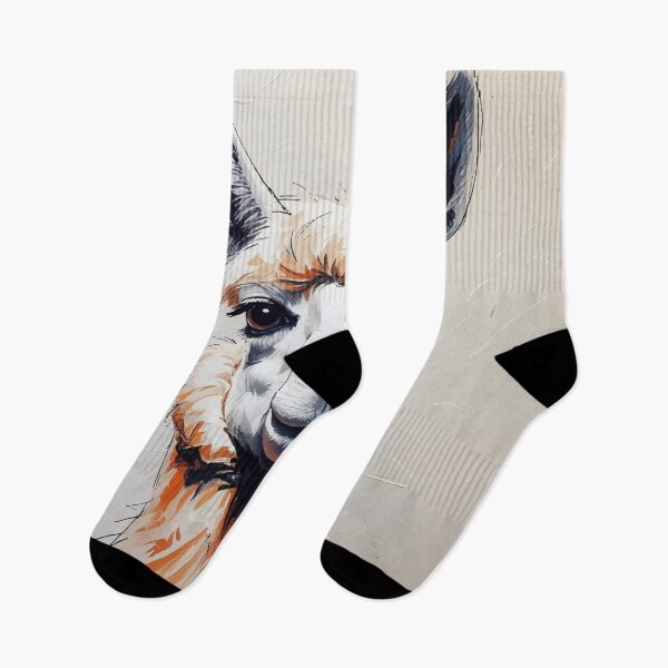Item preview, Expressive Llama Portrait designed and sold by Moss and Moon Studio.