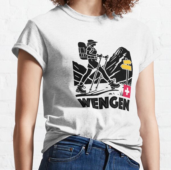 Item preview, Wengen Hiking - Swiss Alps Outdoor Adventure designed and sold by LoveFromWengen.