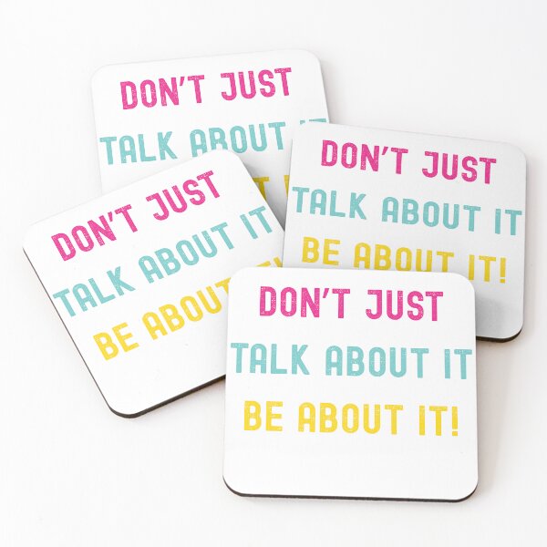 Item preview, Don't Just Talk About, Be About It! designed and sold by Godisgr8t2me.